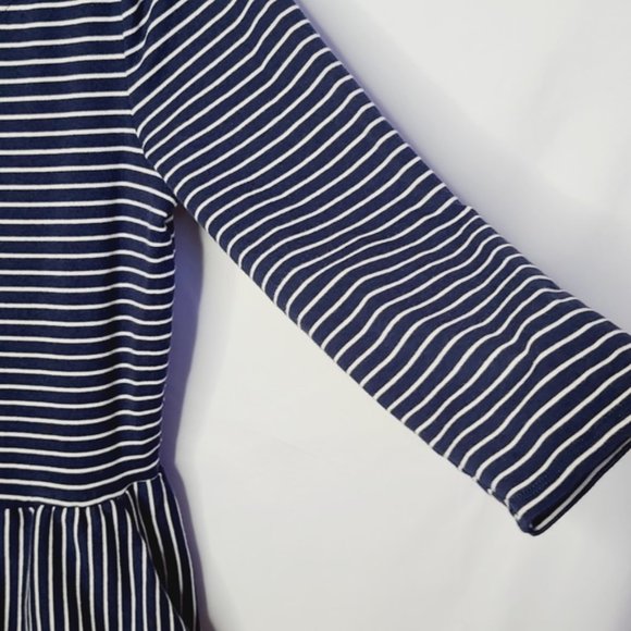 [Boden] Janie Striped 3/4 Sleeve Dress 8L / 8 - Picture 7 of 13